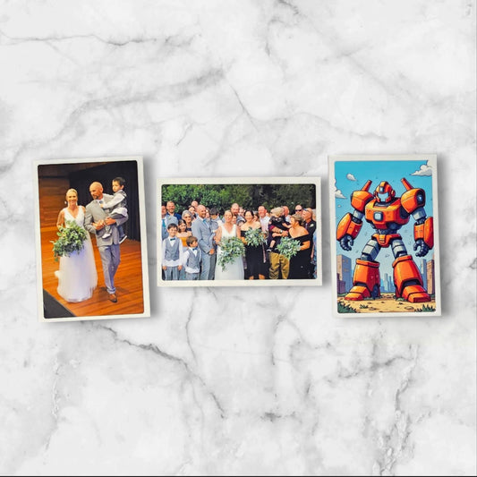 Set of 3 Flexi Photo Magnets – 5.5cm x 8.5cm