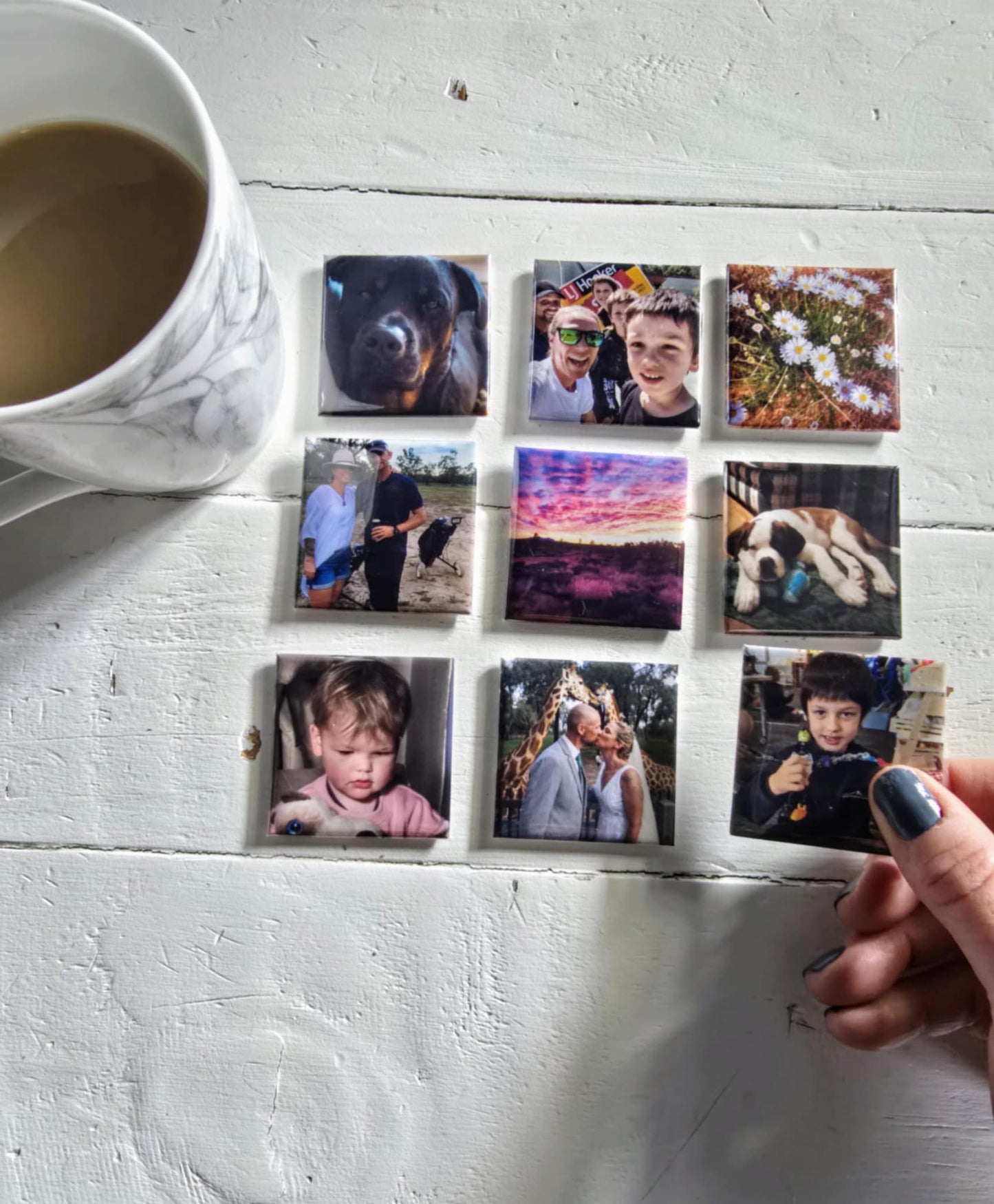 SET OF 3 CUSTOM PHOTO MAGNETS