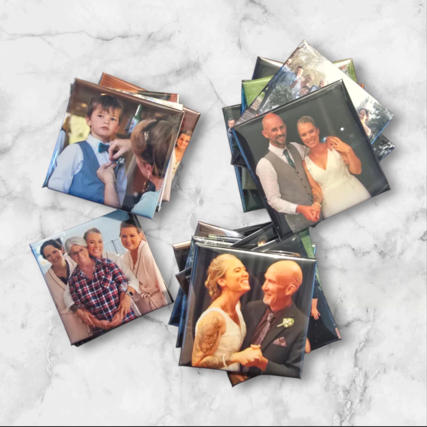 SET OF 3 CUSTOM PHOTO MAGNETS