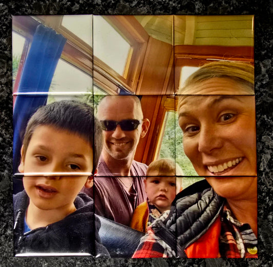 Father’s Day Special – 9-Square Split Photo Magnet Set