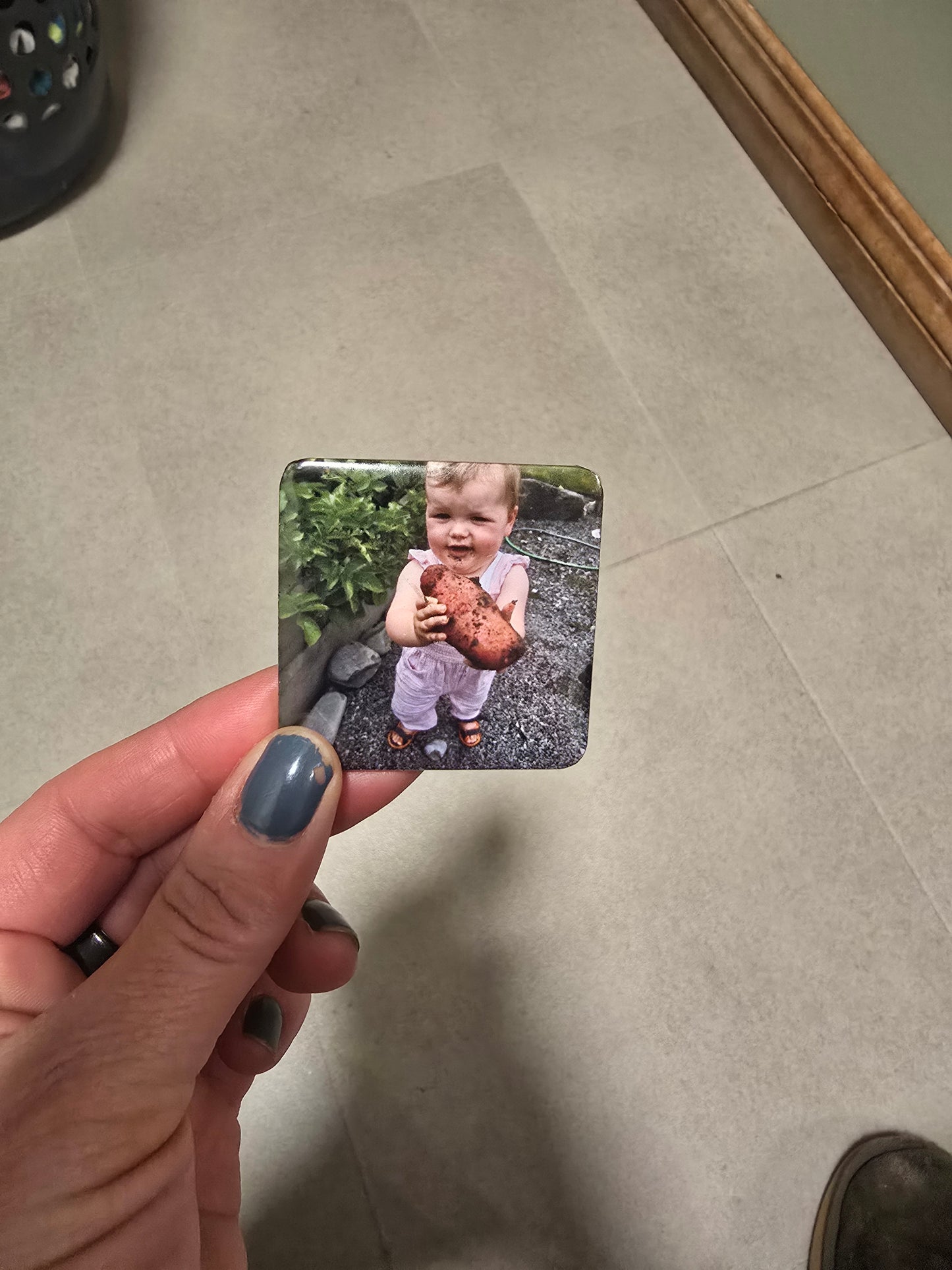 SET OF 3 ROUND CORNER CUSTOM PHOTO MAGNETS