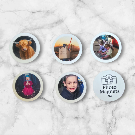 Waterproof 5mm Photo Stickers – Set of 6